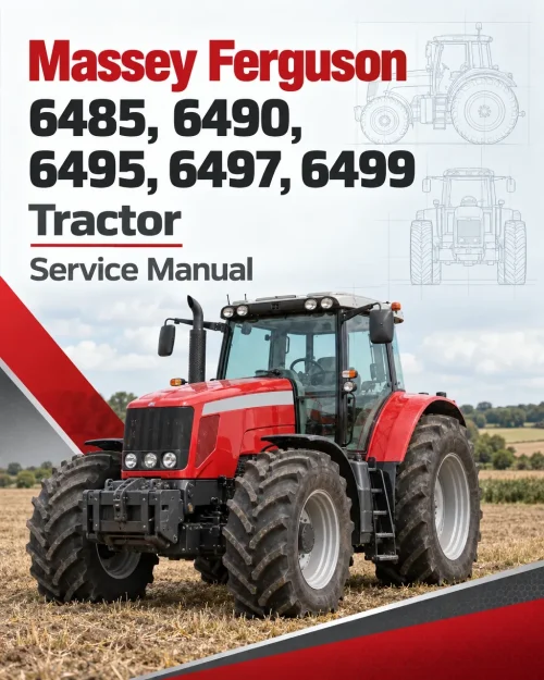 Massey Ferguson 6485, 6490, 6495, 6497, 6499 Tractor Service Manual
