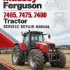 Massey Ferguson 7465, 7475, 7480 Tractor Service Manual