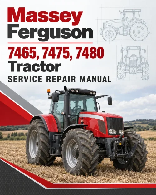 Massey Ferguson 7465, 7475, 7480 Tractor Service Manual