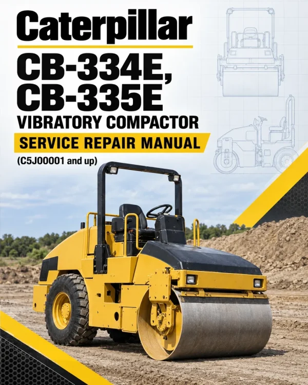 Caterpillar CAT CB-334E, CB-335E Vibratory Compactor Service Repair Manual (C5J00001 and up) Caterpillar CAT CB-334E, CB-335E Vibratory Compactor Service Repair Manual (C5J00001 and up)
