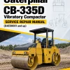 Caterpillar CAT CB-335D Vibratory Compactor Service Repair Manual (D4E00001 and up)
