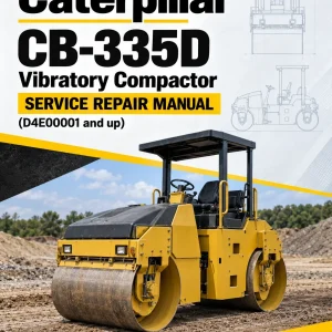 Caterpillar CAT CB-335D Vibratory Compactor Service Repair Manual (D4E00001 and up) Caterpillar CAT CB-335D Vibratory Compactor Service Repair Manual (D4E00001 and up)
