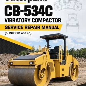 Caterpillar CAT CB-534C Vibratory Compactor Service Repair Manual (5HN00001 and up) Caterpillar CAT CB-534C Vibratory Compactor Service Repair Manual (5HN00001 and up)