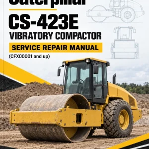 Caterpillar CAT CS-423E Vibratory Compactor Service Repair Manual (CFX00001 and up) Caterpillar CAT CS-423E Vibratory Compactor Service Repair Manual (CFX00001 and up)