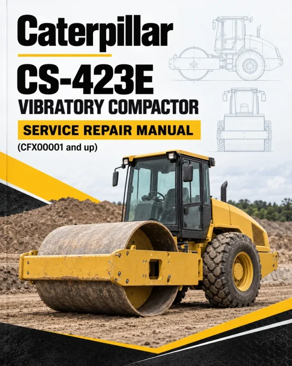 Caterpillar CAT CS-423E Vibratory Compactor Service Repair Manual (CFX00001 and up) Caterpillar CAT CS-423E Vibratory Compactor Service Repair Manual (CFX00001 and up)