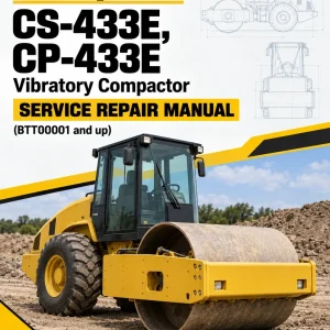 Caterpillar CAT CS-433E, CP-433E Vibratory Compactor Service Repair Manual (BTT00001 and up) Caterpillar CAT CS-433E, CP-433E Vibratory Compactor Service Repair Manual (BTT00001 and up)