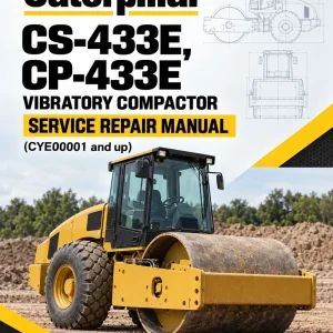 Caterpillar CAT CS-433E, CP-433E Vibratory Compactor Service Repair Manual (CYE00001 and up) Caterpillar CAT CS-433E, CP-433E Vibratory Compactor Service Repair Manual (CYE00001 and up)