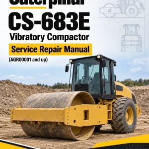 Caterpillar CAT CS-683E Vibratory Compactor Service Repair Manual (AGR00001 and up)