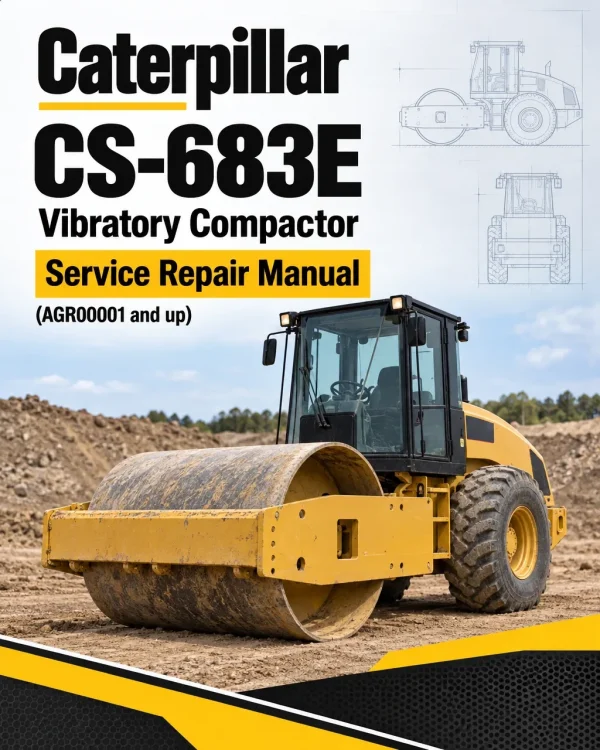 Caterpillar CAT CS-683E Vibratory Compactor Service Repair Manual (AGR00001 and up) Caterpillar CAT CS-683E Vibratory Compactor Service Repair Manual (AGR00001 and up)
