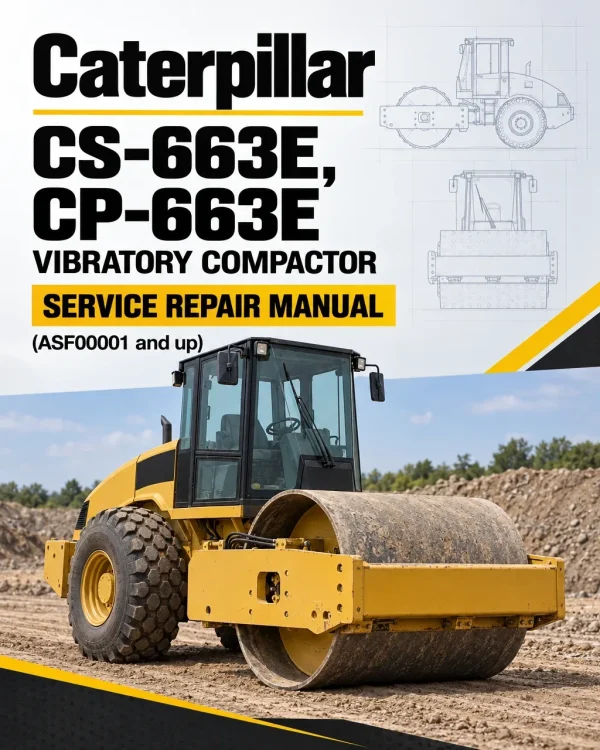 Caterpillar CAT CS-663E, CP-663E Vibratory Compactor Service Repair Manual (ASF00001 and up) Caterpillar CAT CS-663E, CP-663E Vibratory Compactor Service Repair Manual (ASF00001 and up)