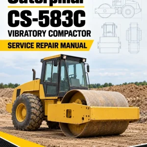 Caterpillar CAT CS-583C Vibratory Compactor Service Repair Manual (7MN00001 and up)