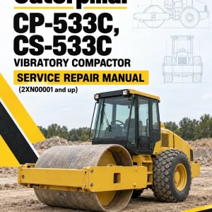 Caterpillar CAT CP-533C, CS-533C Vibratory Compactor Service Repair Manual (2XN00001 and up)