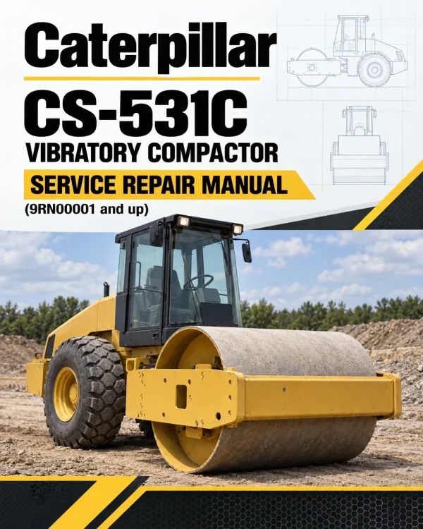 Caterpillar CAT CS-531C Vibratory Compactor Service Repair Manual (9RN00001 and up) Caterpillar CAT CS-531C Vibratory Compactor Service Repair Manual (9RN00001 and up)
