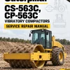 Caterpillar CAT CS-563C, CP-563C Vibratory Compactors Service Repair Manual (4KN00001 and up)