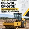 Caterpillar CAT CS-573E, CP-573E Vibratory Compactor Service Repair Manual (ASZ00001 and up)