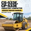 Caterpillar CAT CS-533E, CP-533E Vibratory Compactor Service Repair Manual (ASL00001 and up)