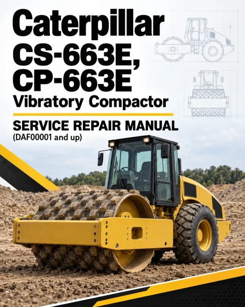 Caterpillar CAT CS-663E, CP-663E Vibratory Compactor Service Repair Manual (DAF00001 and up) Caterpillar CAT CS-663E, CP-663E Vibratory Compactor Service Repair Manual (DAF00001 and up)