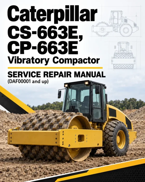 Caterpillar CAT CS-663E, CP-663E Vibratory Compactor Service Repair Manual (DAF00001 and up) Caterpillar CAT CS-663E, CP-663E Vibratory Compactor Service Repair Manual (DAF00001 and up)