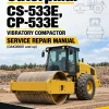 Caterpillar CAT CS-533E, CP-533E Vibratory Compactor Service Repair Manual (DAK00001 and up)