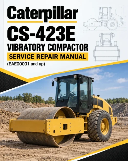 Caterpillar CAT CS-423E Vibratory Compactor Service Repair Manual (EAE00001 and up) Caterpillar CAT CS-423E Vibratory Compactor Service Repair Manual (EAE00001 and up)