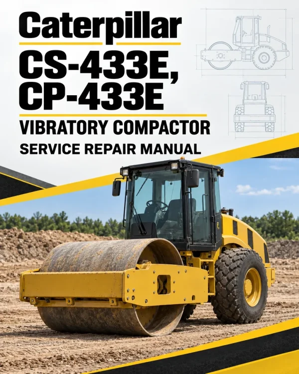 Caterpillar CAT CS-433E, CP-433E Vibratory Compactor Service Repair Manual (CFP00001 and up) Caterpillar CAT CS-433E, CP-433E Vibratory Compactor Service Repair Manual (CFP00001 and up)
