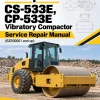 Caterpillar CAT CS-533E, CP-533E Vibratory Compactor Service Repair Manual (BZE00001 and up)