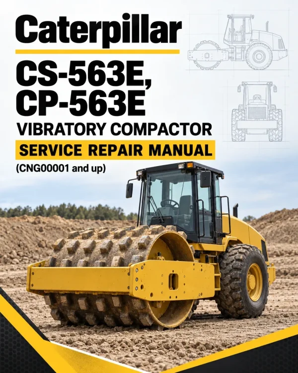 Caterpillar CAT CS-563E, CP-563E Vibratory Compactor Service Repair Manual (CNG00001 and up) Caterpillar CAT CS-563E, CP-563E Vibratory Compactor Service Repair Manual (CNG00001 and up)
