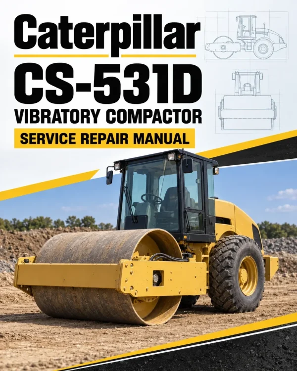 Caterpillar CAT CS-531D Vibratory Compactor Service Repair Manual (3AZ00001 and up) Caterpillar CAT CS-531D Vibratory Compactor Service Repair Manual (3AZ00001 and up)