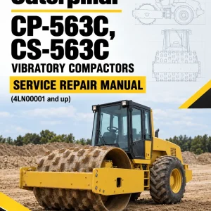 Caterpillar CAT CP-563C, CS-563C Vibratory Compactors Service Repair Manual (4LN00001 and up)