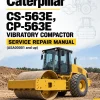 Caterpillar CAT CS-563E, CP-563E Vibratory Compactor Service Repair Manual (ASA00001 and up)