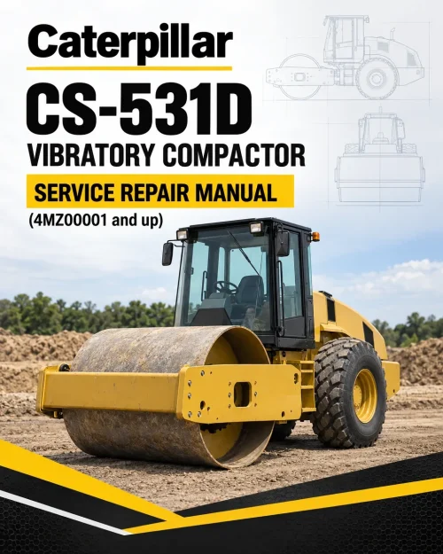 Caterpillar CAT CS-531D Vibratory Compactor Service Repair Manual (4MZ00001 and up) Caterpillar CAT CS-531D Vibratory Compactor Service Repair Manual (4MZ00001 and up)