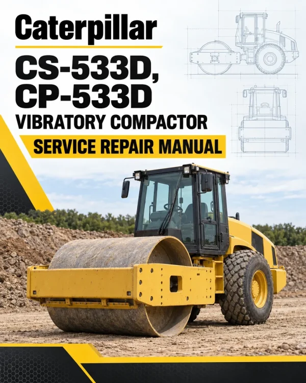 Caterpillar CAT CS-533D, CP-533D Vibratory Compactor Service Repair Manual (AET00001 and up) Caterpillar CAT CS-533D, CP-533D Vibratory Compactor Service Repair Manual (AET00001 and up)