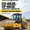 Caterpillar CAT CS-663E, CP-663E Vibratory Compactor Service Repair Manual (DAG00001 and up)