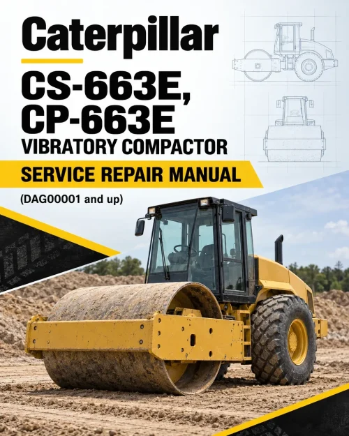 Caterpillar CAT CS-663E, CP-663E Vibratory Compactor Service Repair Manual (DAG00001 and up) Caterpillar CAT CS-663E, CP-663E Vibratory Compactor Service Repair Manual (DAG00001 and up)
