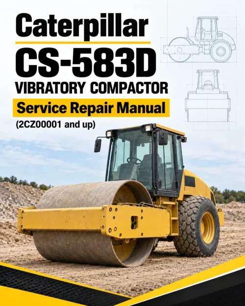 Caterpillar CAT CS-583D Vibratory Compactor Service Repair Manual (2CZ00001 and up) Caterpillar CAT CS-583D Vibratory Compactor Service Repair Manual (2CZ00001 and up)