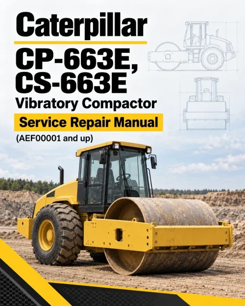 Caterpillar CAT CP-663E, CS-663E Vibratory Compactor Service Repair Manual (AEF00001 and up) Caterpillar CAT CP-663E, CS-663E Vibratory Compactor Service Repair Manual (AEF00001 and up)