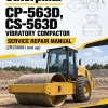 Caterpillar CAT CP-563D, CS-563D Vibratory Compactor Service Repair Manual (2RZ00001 and up)