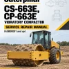Caterpillar CAT CS-663E, CP-663E Vibratory Compactor Service Repair Manual (ASB00001 and up)