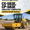 Caterpillar CAT CS-583E, CP-583E Vibratory Compactor Service Repair Manual (CNX00001 and up) Caterpillar CAT CS-583E, CP-583E Vibratory Compactor Service Repair Manual (CNX00001 and up)