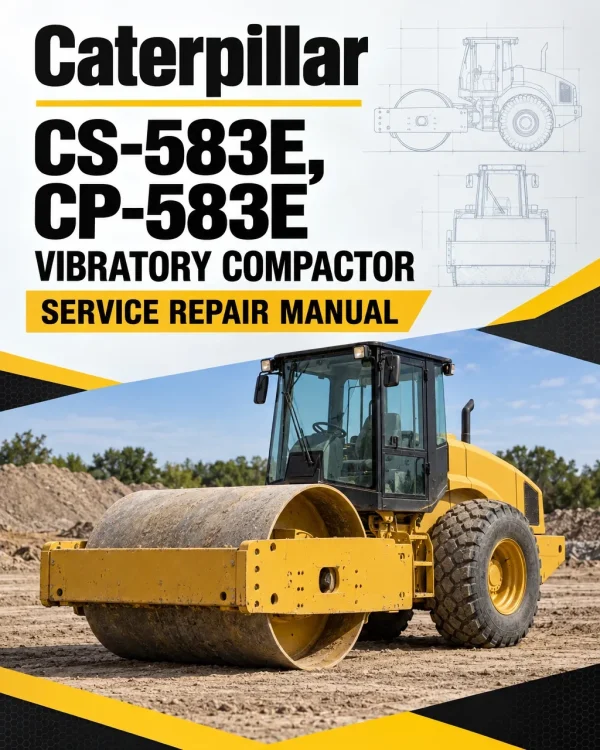 Caterpillar CAT CS-583E, CP-583E Vibratory Compactor Service Repair Manual (CNX00001 and up) Caterpillar CAT CS-583E, CP-583E Vibratory Compactor Service Repair Manual (CNX00001 and up)