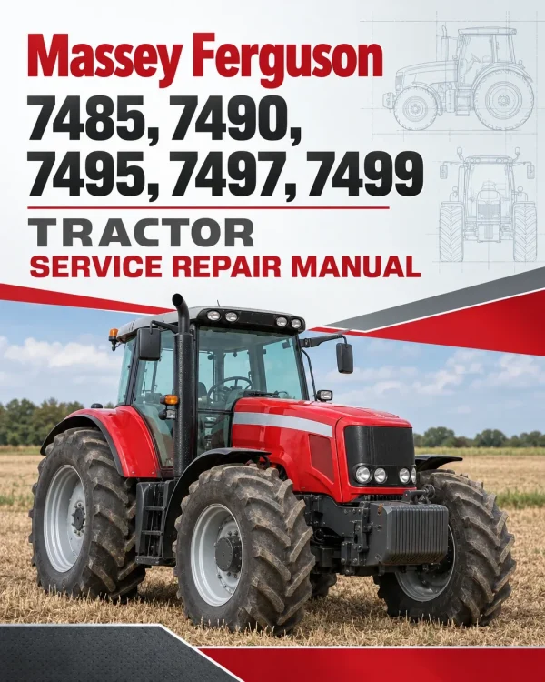 Massey Ferguson 7485, 7490, 7495, 7497, 7499 Tractor Service Manual Massey Ferguson 7485, 7490, 7495, 7497, 7499 Tractor Service Manual