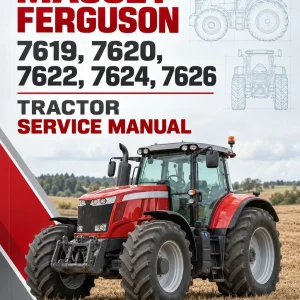 Massey Ferguson 7619, 7620, 7622, 7624, 7626 Tractor Service Manual