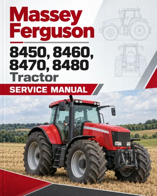 Massey Ferguson 8450, 8460, 8470, 8480 Tractor Service Manual