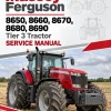 Massey Ferguson 8650, 8660, 8670, 8680, 8690 Tier 3 Tractor Service Manual