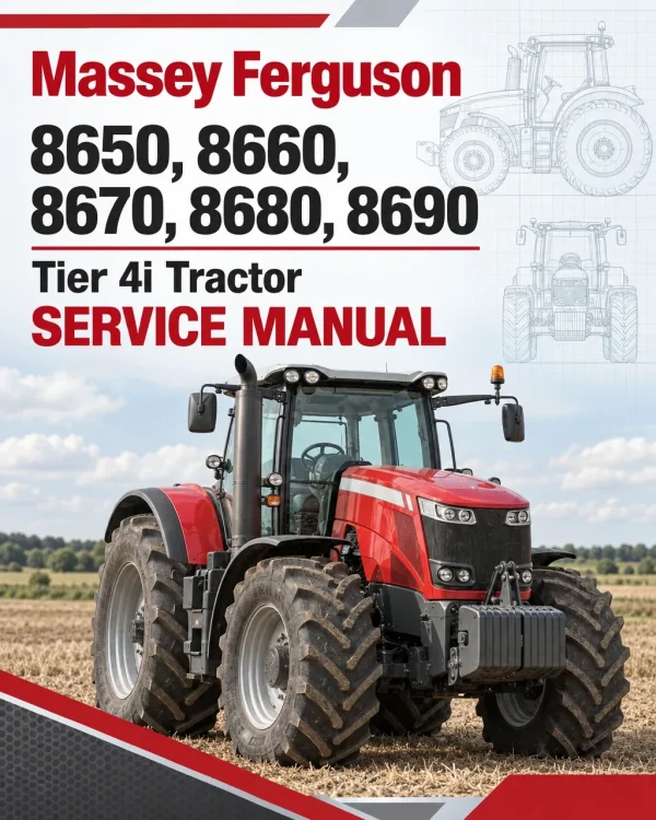 Massey Ferguson 8650, 8660, 8670, 8680, 8690 Tier 4i Tractor Service Manual Massey Ferguson 8650, 8660, 8670, 8680, 8690 Tier 4i Tractor Service Manual
