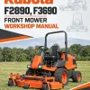 Kubota F2890, F3690 Front Mower Workshop Manual Kubota F2890, F3690 Front Mower Workshop Manual