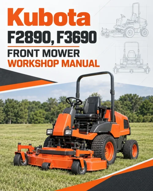 Kubota F2890, F3690 Front Mower Workshop Manual Kubota F2890, F3690 Front Mower Workshop Manual