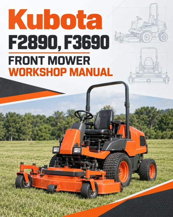 Kubota F2890, F3690 Front Mower Workshop Manual Kubota F2890, F3690 Front Mower Workshop Manual
