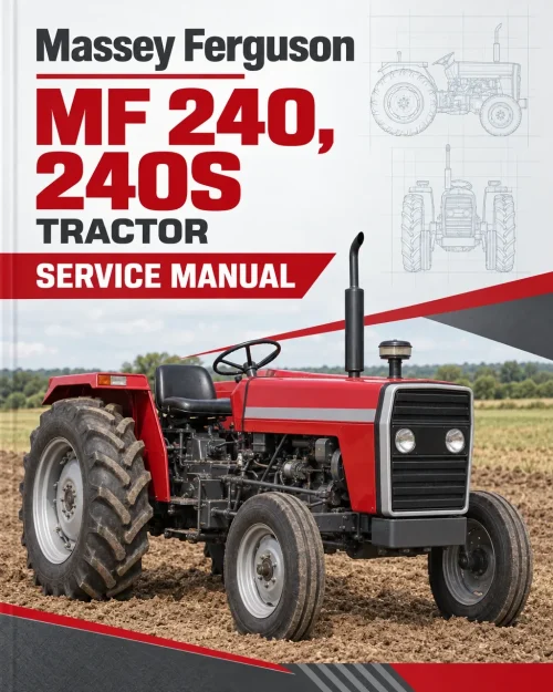Massey Ferguson MF 240, 240S Tractor Service Manual Massey Ferguson MF 240, 240S Tractor Service Manual
