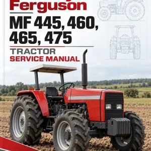 Massey Ferguson MF 445, 460, 465, 475 Tractor Service Manual